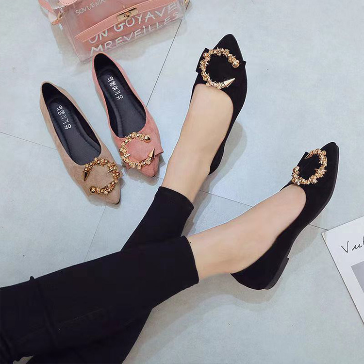 Spring and Summer New Women s Shoes Flat bottomed Pointed Toe