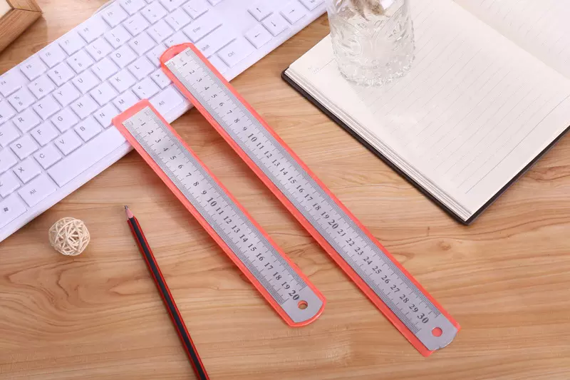 Machinist Ruler, Metric Ruler, Millimeter Ruler, (20 cm, 30 cm and .5 mm), Durable Ruler, Stainless Steel Ruler, Suit for Engineers, woodworkers, draftsman, designers