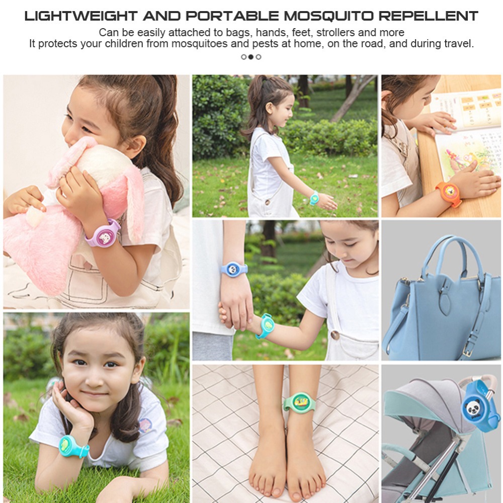 Mosquito Repellent Bracelet Child Anti-Mosquito Watch Summer Plant Anti-Mosquito Sting Baby Care