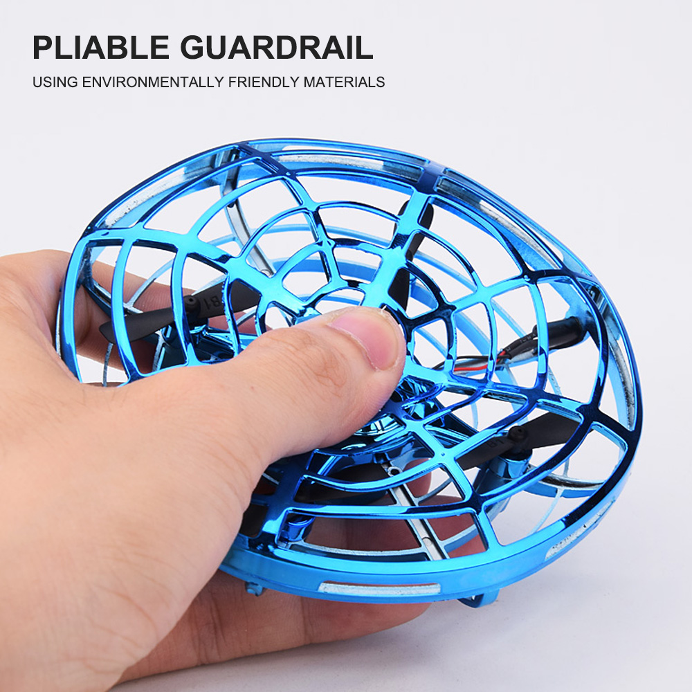 Tospin RC Flying Toys flying ball ufo Hand Controlled Drone with LED Light Induction Remote Control for Kids Boys Girls Birthday Gift