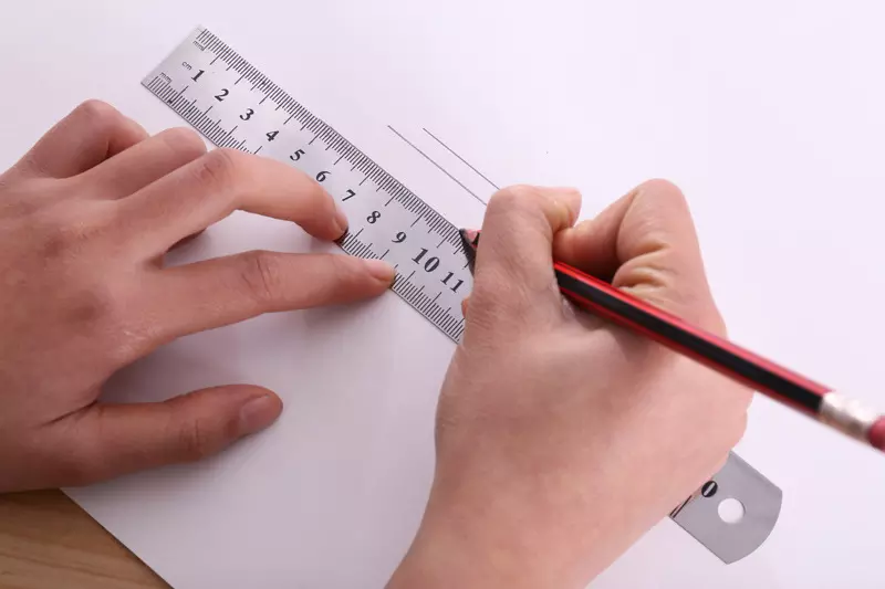 Machinist Ruler, Metric Ruler, Millimeter Ruler, (20 cm, 30 cm and .5 mm), Durable Ruler, Stainless Steel Ruler, Suit for Engineers, woodworkers, draftsman, designers