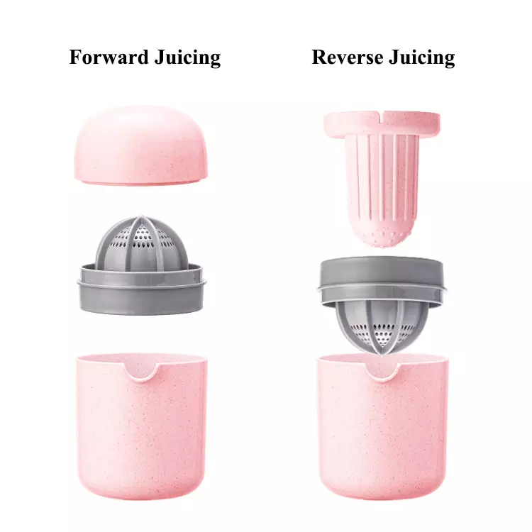 Citrus Lemon Orange Juicer Mini Manual Hand Squeezer with Built-in Cup Portable Household Easy to clean kitchen tools