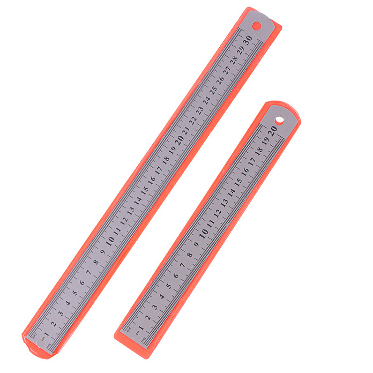 Machinist Ruler, Metric Ruler, Millimeter Ruler, (20 cm, 30 cm and .5 mm), Durable Ruler, Stainless Steel Ruler, Suit for Engineers, woodworkers, draftsman, designers
