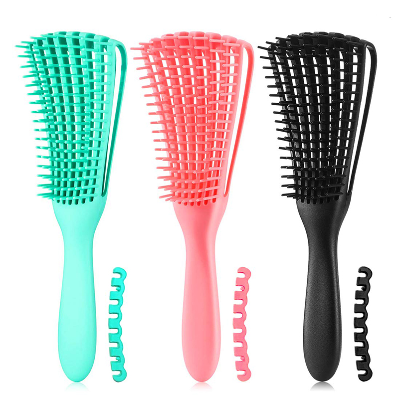 Detangling Brush For Afro America  African Hair Textured 3a To 4c Kinky 