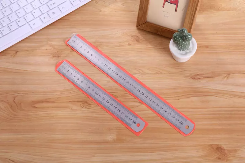 Machinist Ruler, Metric Ruler, Millimeter Ruler, (20 cm, 30 cm and .5 mm), Durable Ruler, Stainless Steel Ruler, Suit for Engineers, woodworkers, draftsman, designers