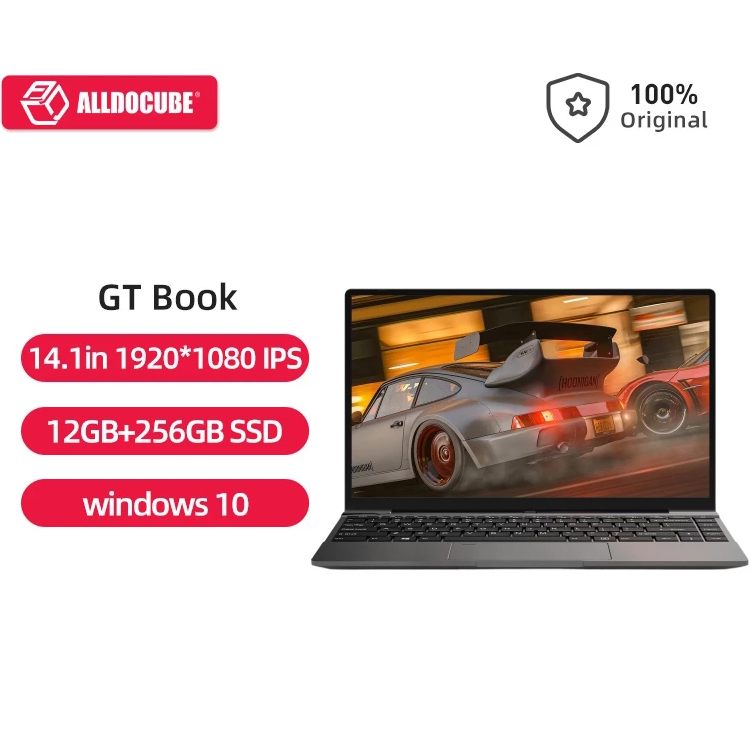 Alldocube GT Book 14 inch 1920×1080 IPS Windows 10 N5100 Quad Core Bluetooth 5.1 WiFi6 12GB RAM 256GB SSD IPS Notebook Laptop Computer