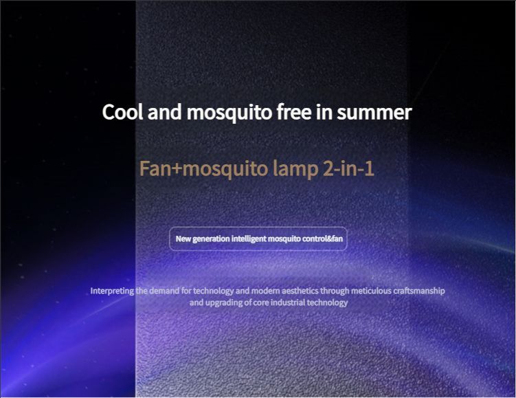 Indoor bedroom air conditioner fan mosquito killer lamp portable outdoor camping fan can be placed or hung two-in-one desktop fan mosquito killer lamp
