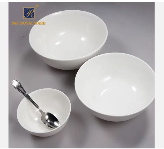 Round Plate Dinnerware Manufacturers High-quality Opal Ceramic Spin Soup Plates customize a decal TC-103