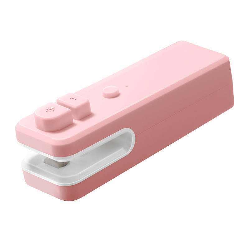 Rechargeable Mini Sealer Small Handheld Sealing Vacuum Machine USB Portable Food Bag 2 in 1 Opening Sealing Machine Snack Sealer
