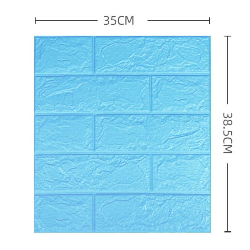 3D Wallpaper Brick pattern small-sized wallpaper, waterproof moisture-proof CRRSOP decoration for dormitories, bedrooms, wall stickers, self-adhesive wallpaper