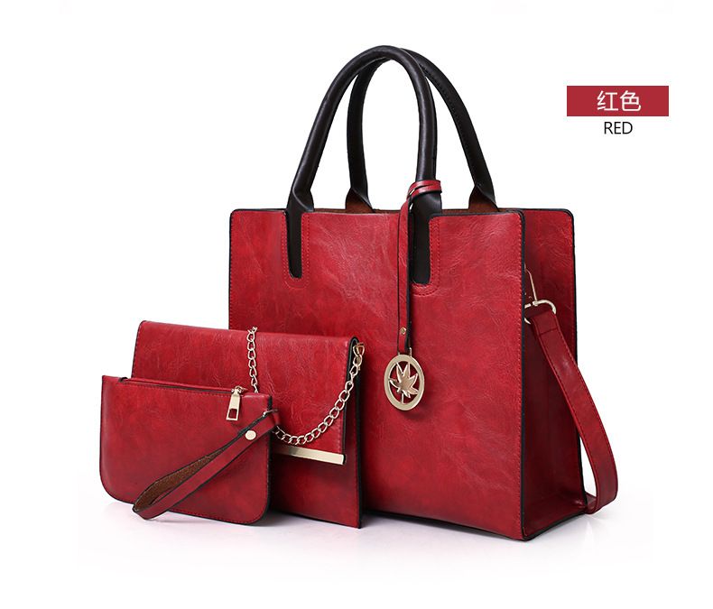 Large capacity women's bag 2024 new model mother bag mother bag Europe and the United States large bag multi-set shoulder bag 8824