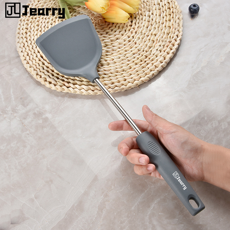 Silicone Turner non stick special spatula high temperature resistant cooking spatula household food grade silica gel spatula cooking utensils