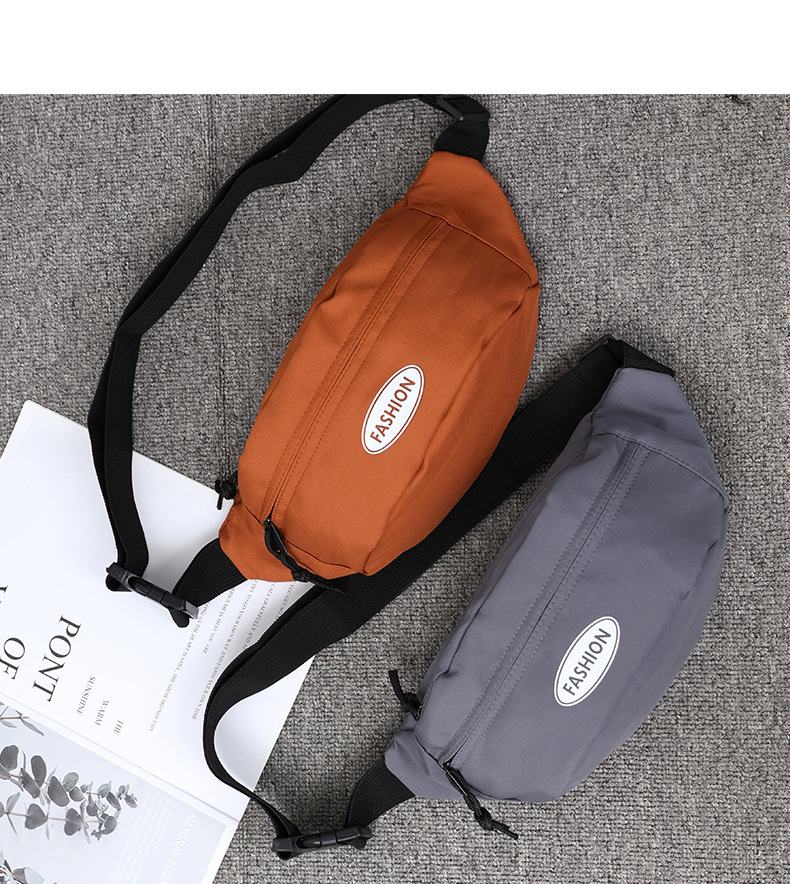 Fashion Women Chest Bag Portable Outdoor Mini Backpack Couple Crossbody Fanny Pack Trendy Street Style Cell Phone Waist Bag Single Shoulder Sling Bag