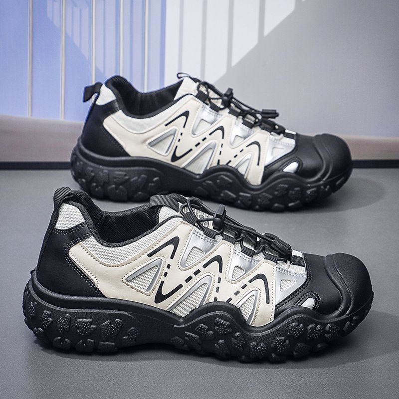 2024 autumn new men's shoes Korean version of fashion shoes Pop shoes casual shoes outdoor mountaineering men's sports shoes 0752