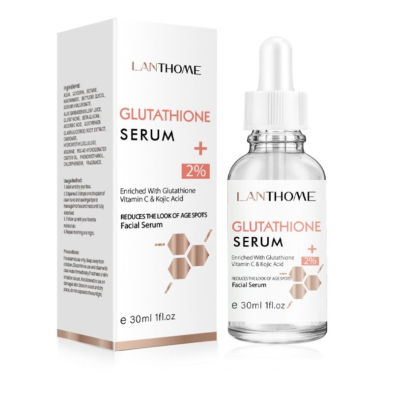 Glutathione serum improves dullness, brightens skin tone, moisturizes the face, and improves beauty