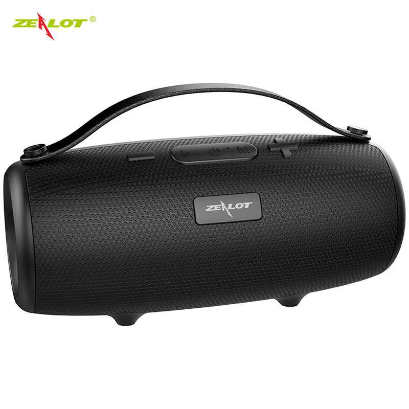 Zealot S34 New Bluetooth Speaker Computer Subwoofer Outdoor Creative Waterproof Plug in Card Fabric Audio Outdoor Mini Portable Audio Car Subwoofer