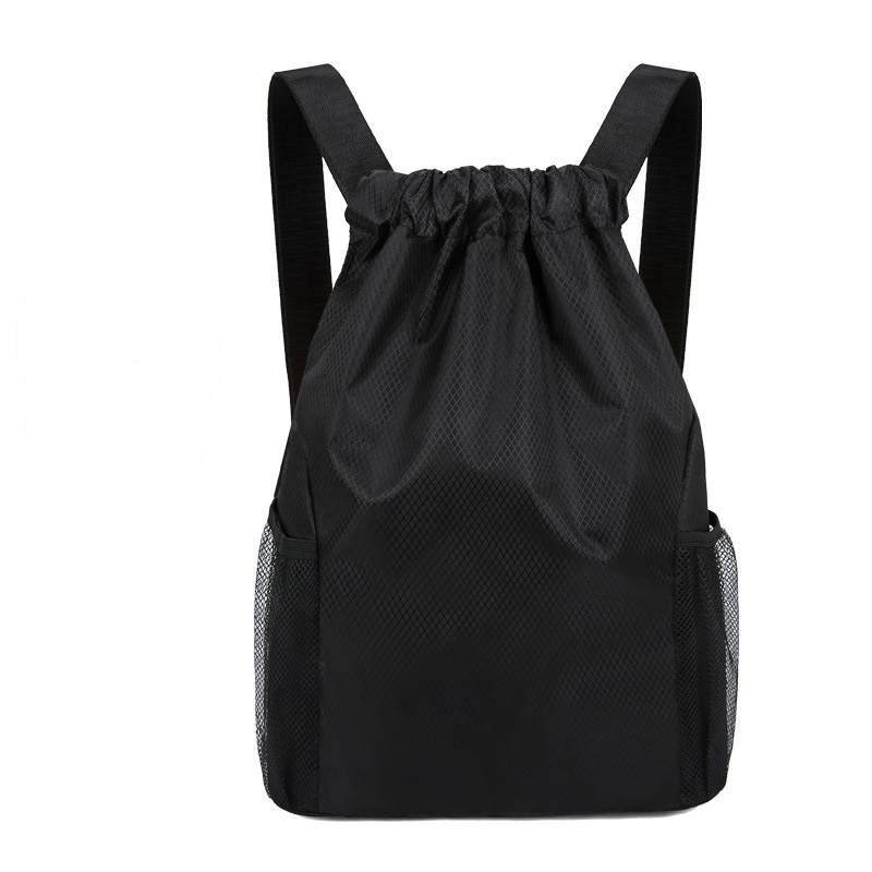 TBD01 Drawstring Sports Backpack Drawstring Backpack for Women Men Drawstring Design Side Backpack