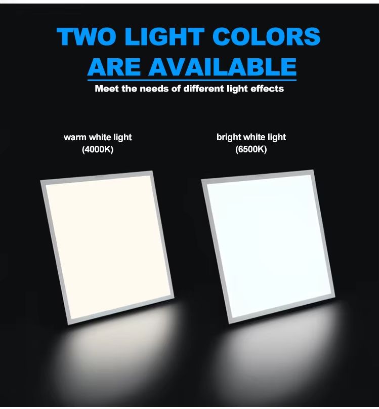 AUNONT Recessed Panel Aluminum Bucket Light Ceiling Flat Panel Light 300*600 Square LED Recessed Kitchen Light Bathroom Integrated Ceiling Light 300*300 Panel Light Ultra-thin Purification Light led Bucket Flat Panel Light Suitable for Kitchen Bathroom Office Balcony etc.