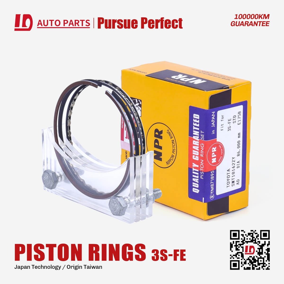 NPR, 3SFE, Engine Piston Rings, OEMSWT10162ZY,TOYOTA, TospinoMall