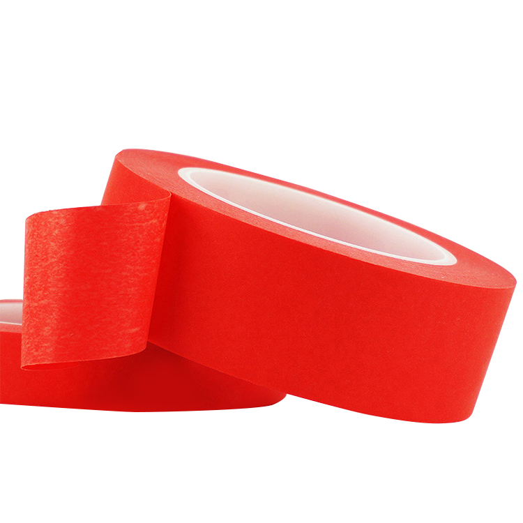 PET Colored Masking Tape High Temperature Resistance No Residue, Suitable for Spray Painting, Sealing, Packaging