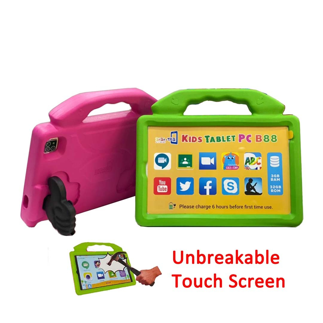 Bebe TAB B88 Dual SIM HD Android Tablet For Kids – 32GB HDD – 8″

