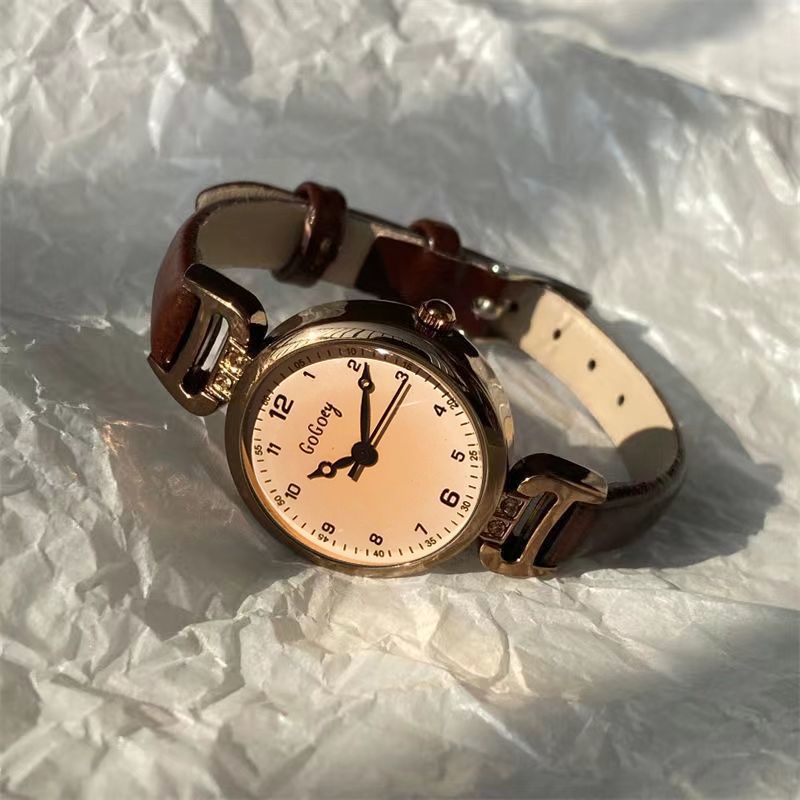 Sy05 Women's New Retro Inlaid Rhinestone Watch，Everyday Waterproof Wrist Watch