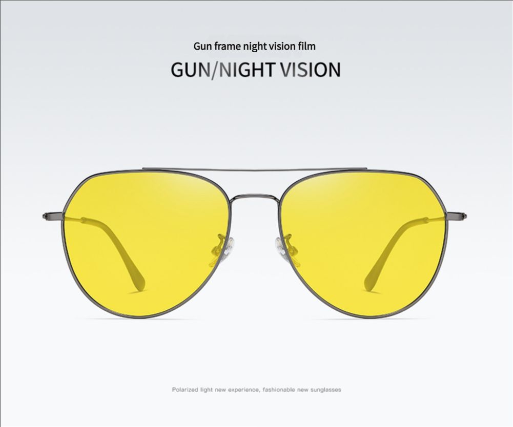 Men's driving special driver driving night vision fishing sunglasses polarized men's day and night dual-use color changing sunglasses