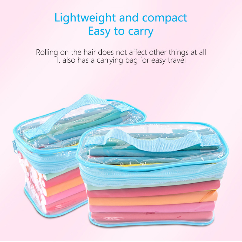 42 Pcs 7 Colors Twist-flex Foam Hair Roller Curling Rods- Hair Curlers Rollers for Short, Medium and Long Hair