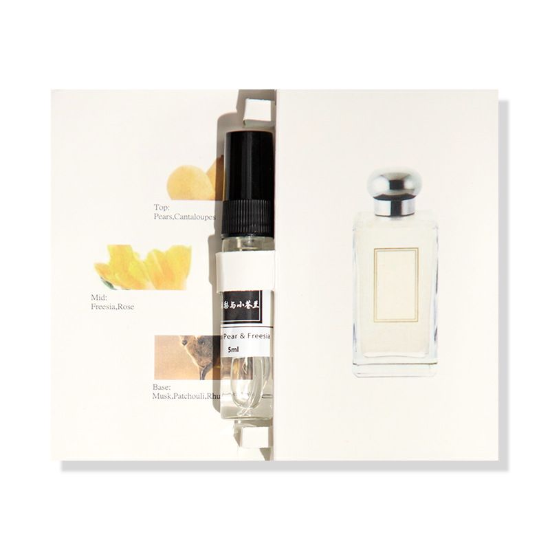 【Famous Classic Fragrances】5ml Perfume Samples - Designer Fragrance Dupes & Luxury Alternatives for Women & Men | Travel-Size Pear Freesia Blend