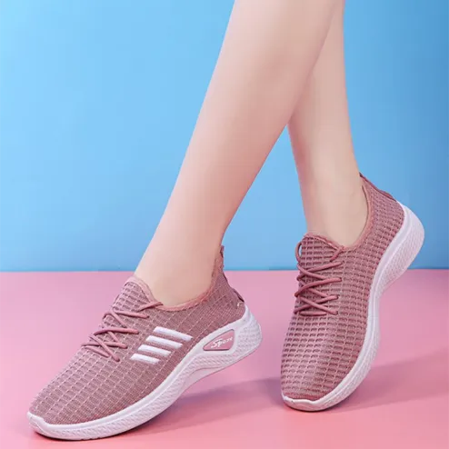 Shop Fashion Women's Breathable Mesh Sneakers Ladies Shoes Online