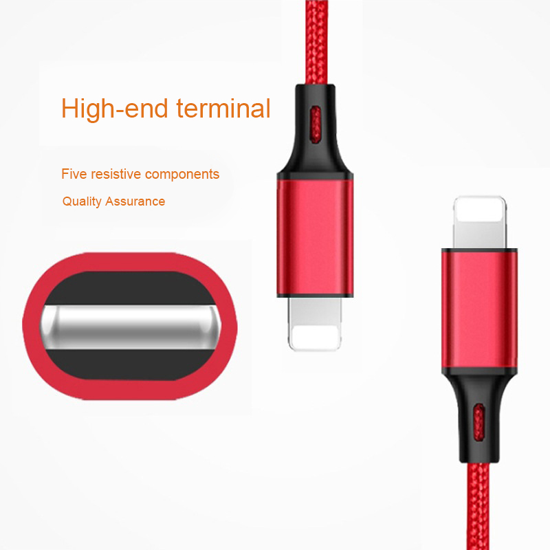 iPhone Charger Cable Mobile Phone Fast Charging 2A Blue 1Pcs/Box