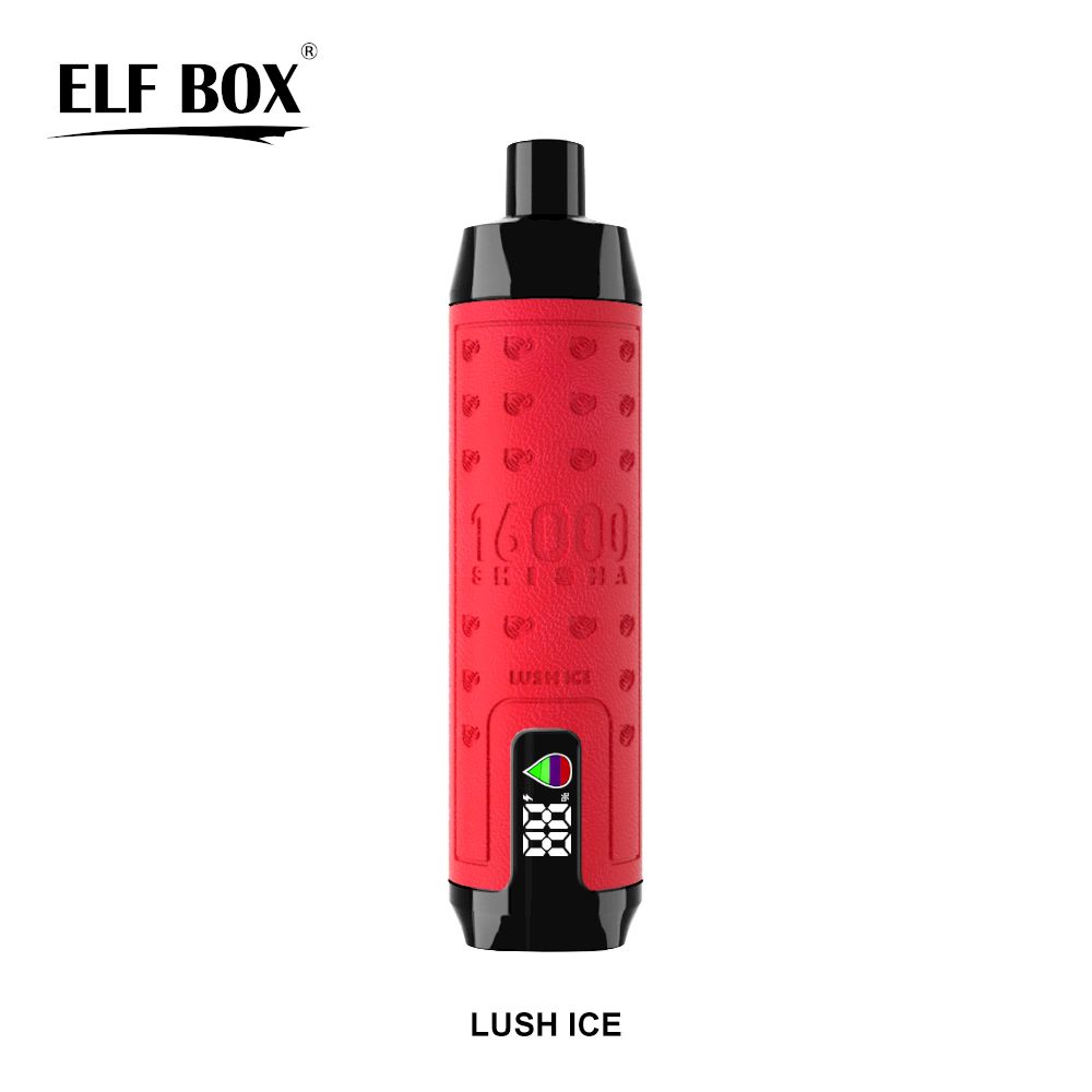 ELF BOX SHISHA 16000 PUFFS 12 flavourv50mg 20mg flavor Nicotine e-cigarette Flavour Vape Pen Blind box Random flavor surprises!