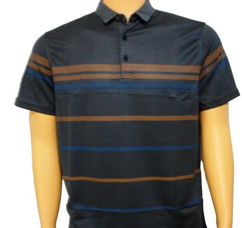 Latest Design Multicolor Striped Men's Polo T-Shirt Customized Design Short Sleeve Men Polo T-Shirt For Men