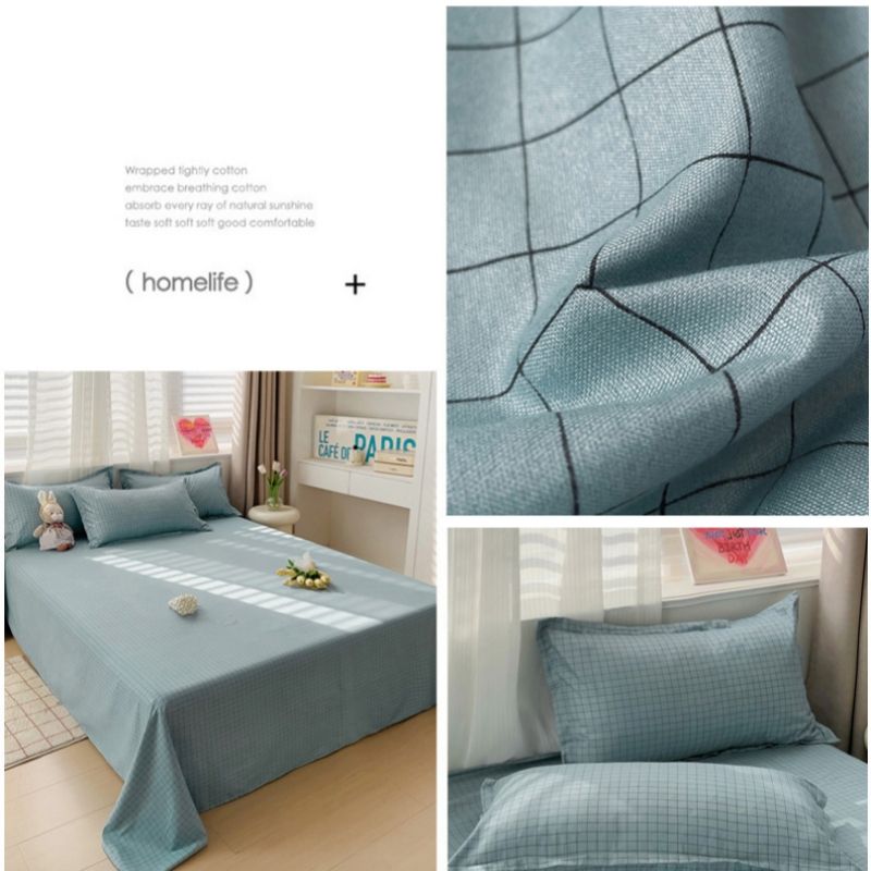 120*230cm ,150*230cm ,180*230cm,220*230cm ,230*250cm Washed cotton brushed bed sheets pillow cases CRRSHOP free shipping Bed cover pillowcase 48 * 74cm