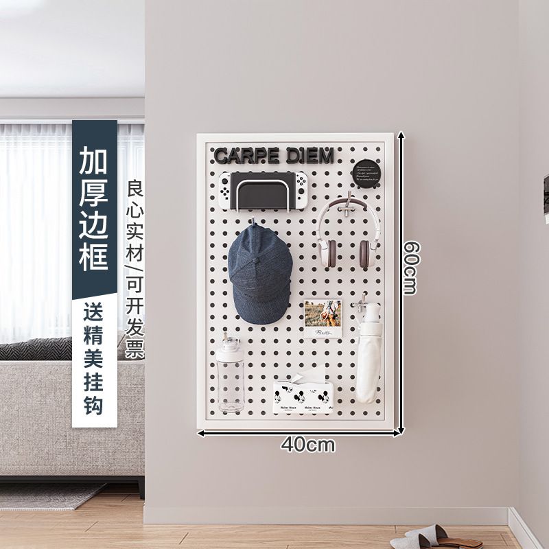 Metal Pegboard Panels for Wall Garage Utility Tools Pegboard Storage System for Workbench, Shop, Modular Peg Board Organizer Board Kit