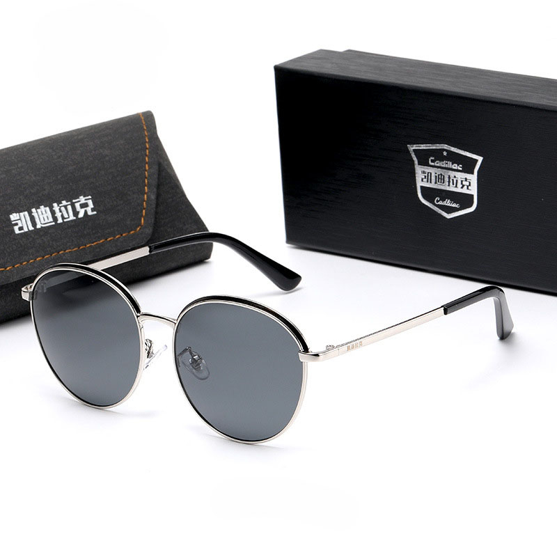 KDLK068 New Fashion Metal Frame Sunglasses Men Gradient Lens Sunglasses Round Frame Sunglasses