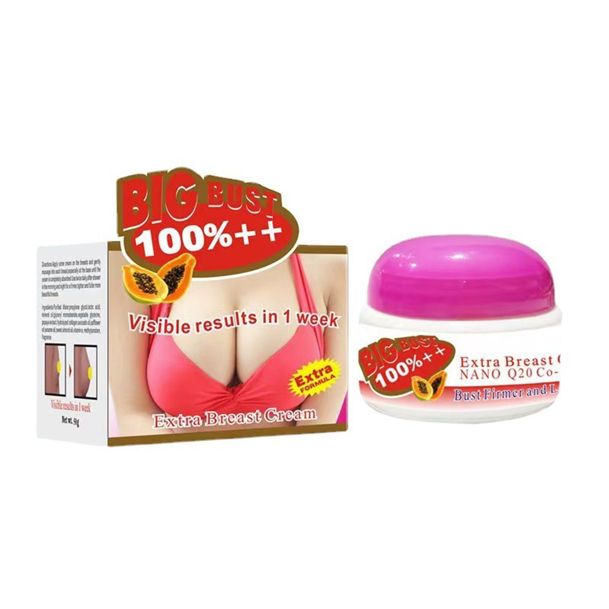 Pueraria papaya firm breast cream 60g breast shaping, lifting and tightening breasts