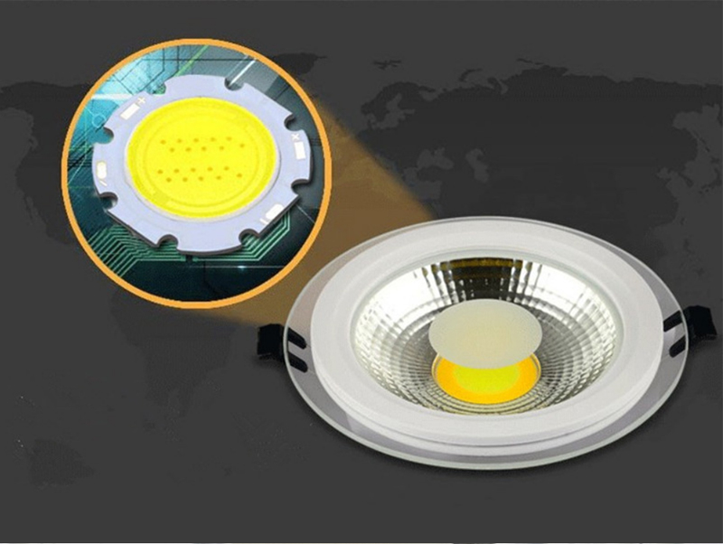 Leopard Cat LED Downlight 7W 10W 15W 25W COB Lamp Warm white + blue light + purple light 220V Spotlight Recessed Round Panel Light Indoor Lighting Down Light with Driver