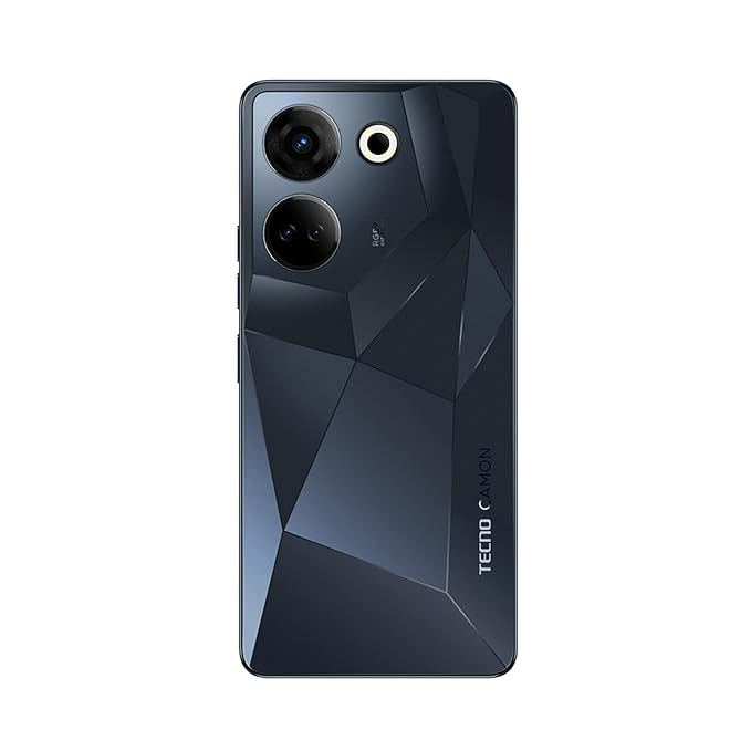 Tecno Camon 20 - DUAL SIM - 256GB HDD - 8+8GB - 64MP Rear/32 MP Front - 5000mah - Black