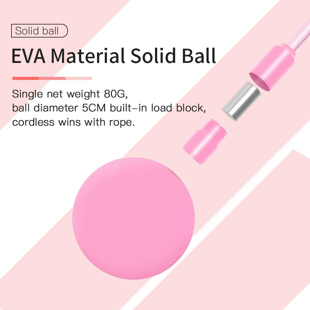 Ropeless Jump Rope - Tangle-Free Ball Bearing Skipping Rope for Fitness - Cordless Jumping Rope for Indoor and Outdoor - Bod Rope Weighted Jump Rope Workout for Exercises Men, Women, Kids