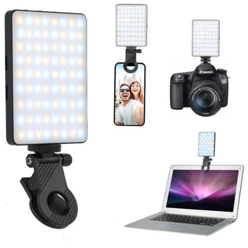 Portable mobile phone photo fill light, selfie handheld pocket RGB photography fill light, outdoor mini fill light CRRSHOP Mobile phone fill light free shipping