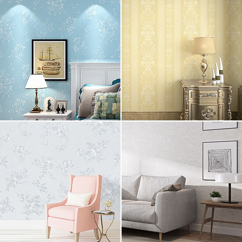 PVC wallpaper self-adhesive bedroom background wall renovation sticker waterproof wall sticker moisture-proof instant sticker
