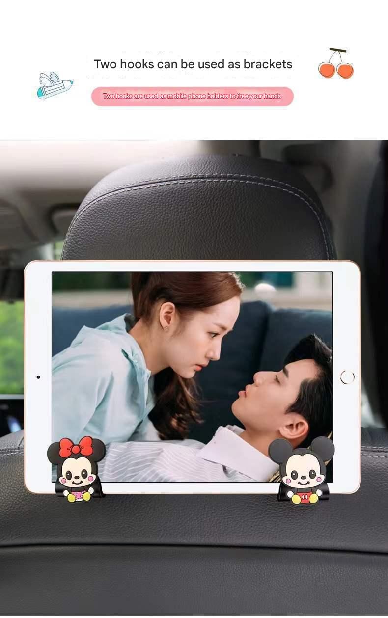 Creative cartoon cute hook, car seat multifunctional small hook, car decorative seat hook(1pcs)