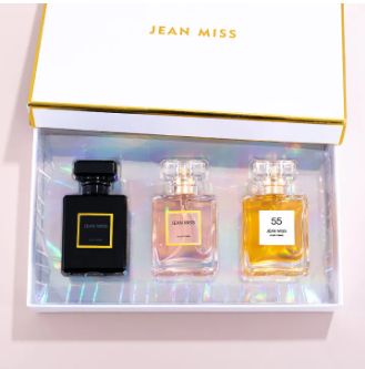 JEAN MISS 30ml X 3pcs Fragrance Oil For Cosmetic Perfume Oil Women Perfume Bottle Customize