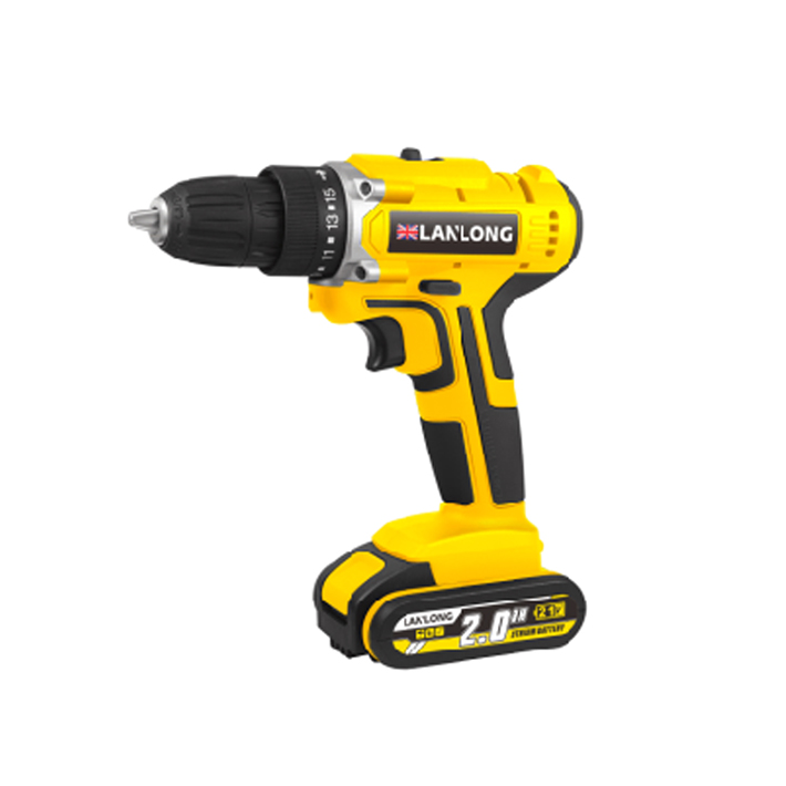 10MM 21V Square Box Battery Lithium Drill Electric Drill Professional Hand Rechargeable Cordless Drill Machine 21V/E-1303