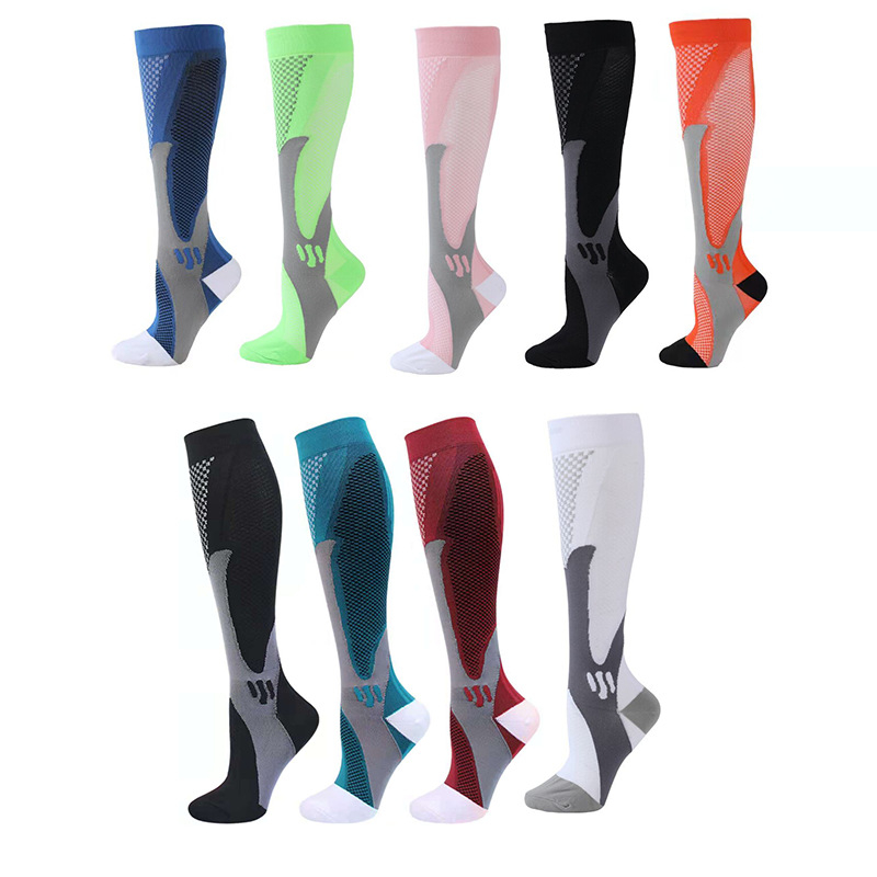 Premium Sport Socks Men Women Knee High Compression Socks Cycling Athletic Compression Socks