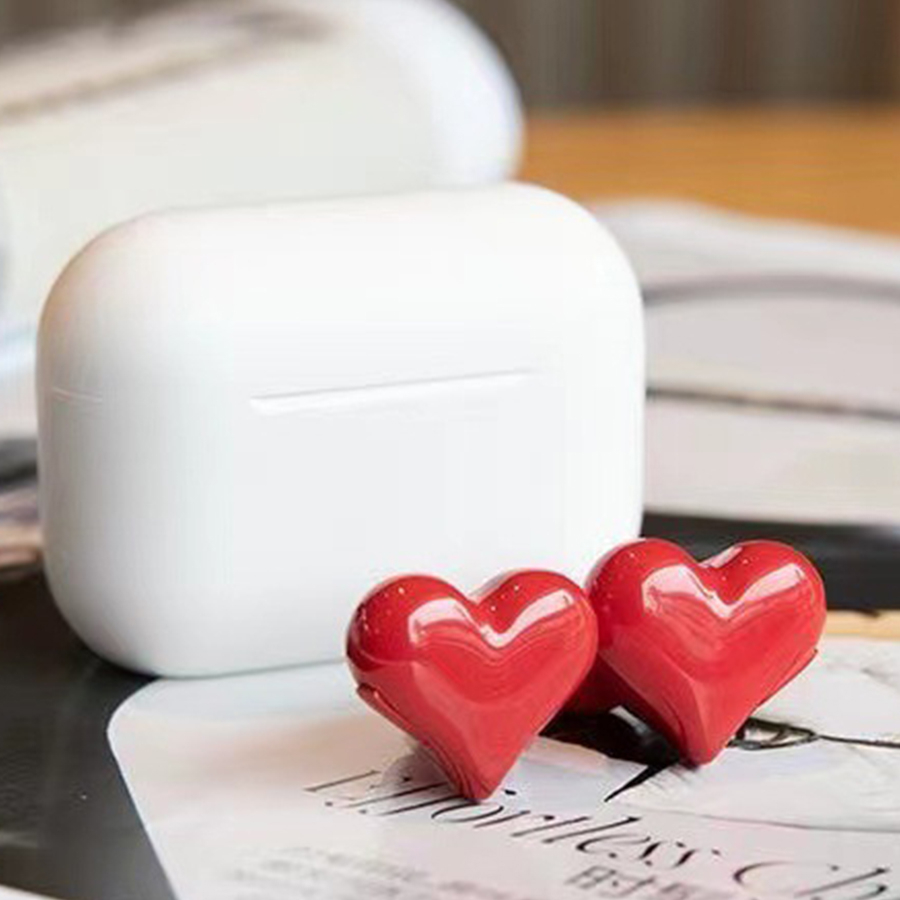 Heartbuds Heart-shaped Headphones Heart Girl In-ear Wireless Bluetooth Noise-cancelling Headphones Bluetooth Headset Earphones