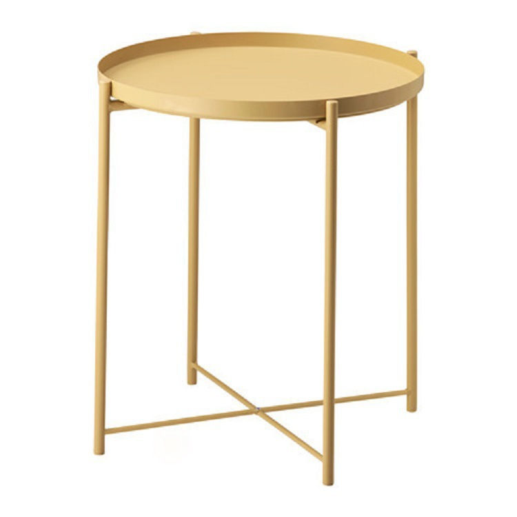 SDSA21 Modern Simple Coffee Table Disc Coffee Table Metal Legs