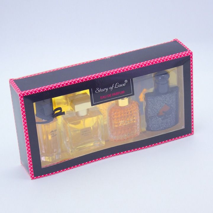 4pcs perfume gift set for women's love story
