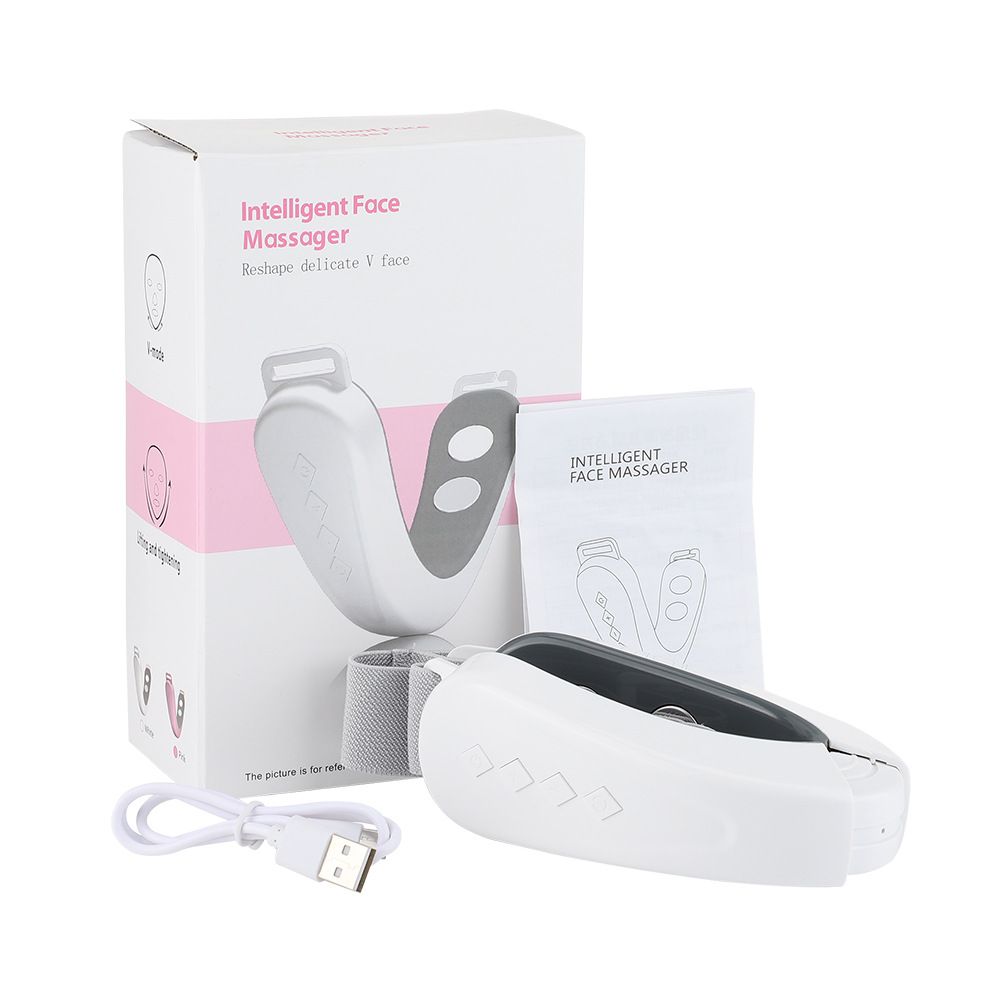 12 level face micro current beauty lifting and tightening facial massage device, small V-face slimming double chin